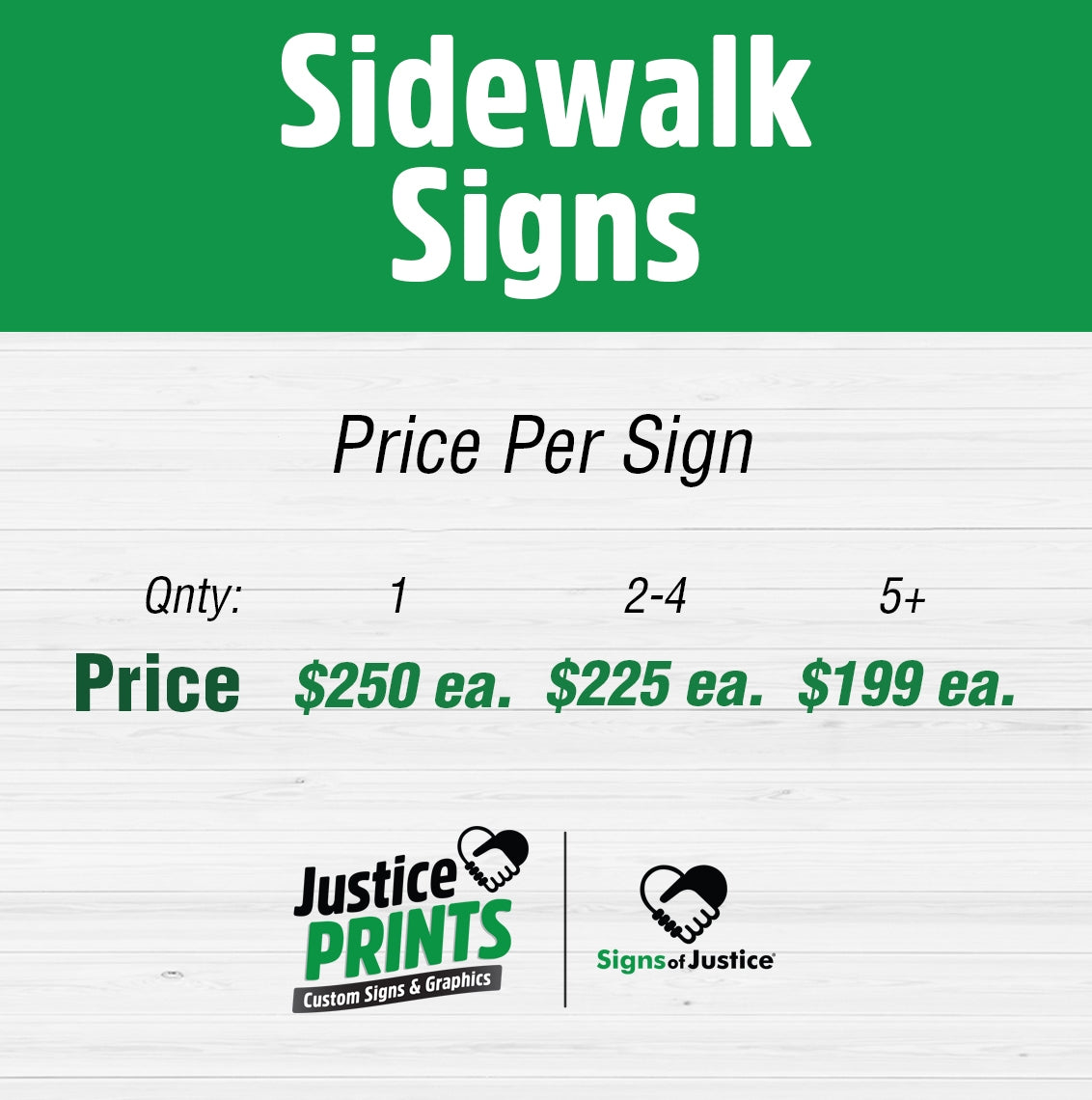 Sidewalk Signs