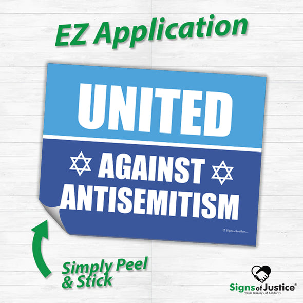United Against Antisemitism Bumper Stickers