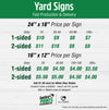 Yard Signs