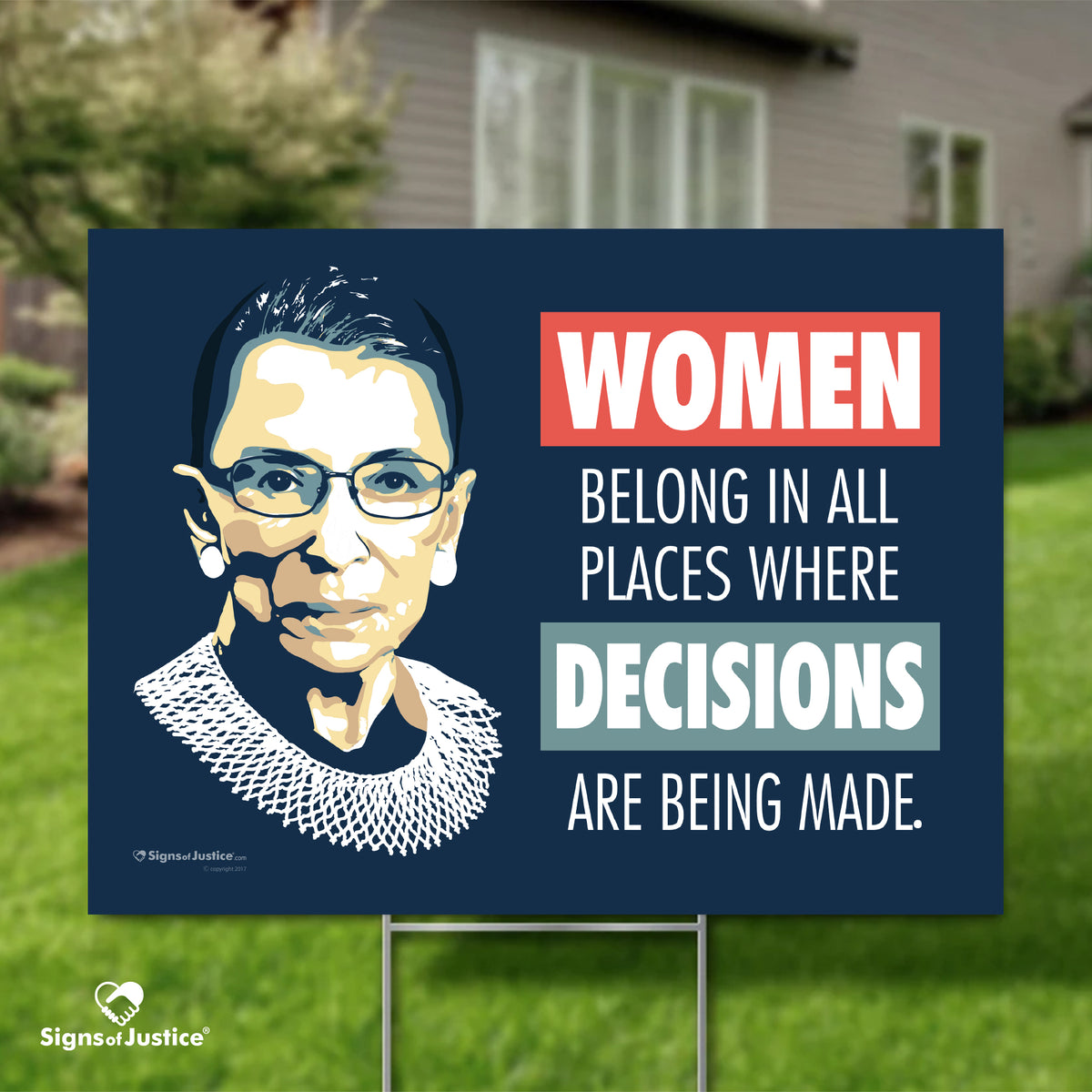 "Notorious RBG" Yard Sign