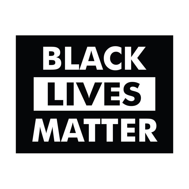 Black Lives Matter Vinyl Banner