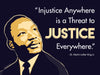 MLK Justice Bumper Sticker - Free Shipping!