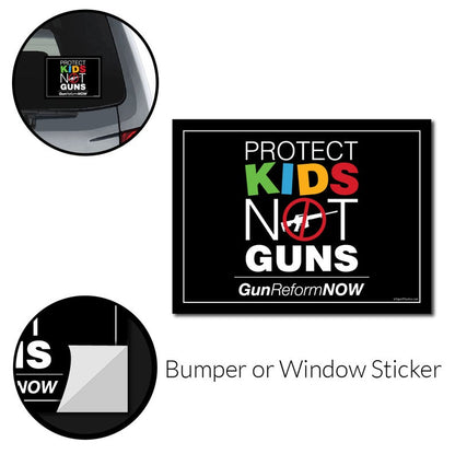 Protect Kids Not Guns Bumper Stickers