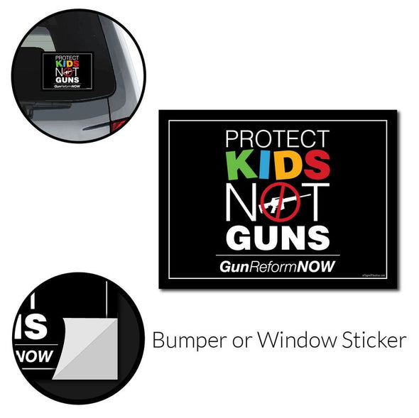 Protect Kids Not Guns Bumper Stickers
