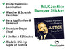 MLK Justice Bumper Stickers