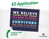 We Believe Women Bumper Stickers