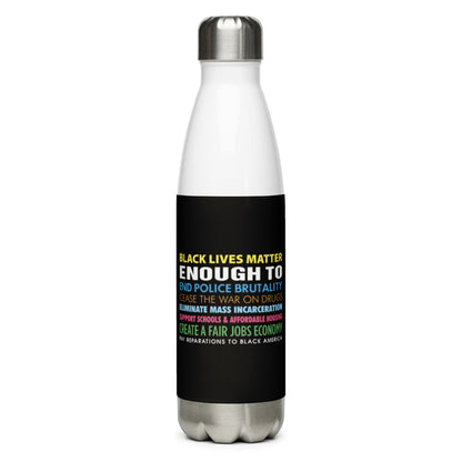 Black Lives Matter Enough To Water Bottle