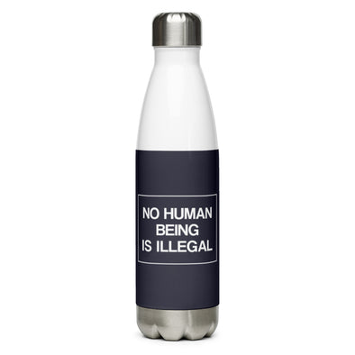 No Human Being is Illegal Water Bottle