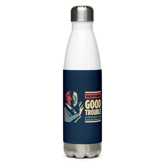 John Lewis: Good Trouble Water Bottle